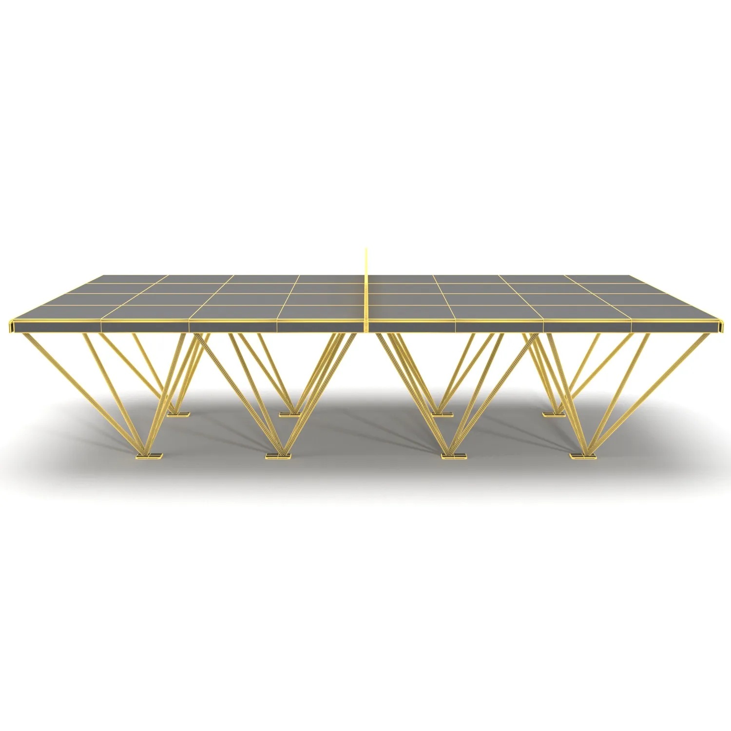 Brooklyn Bridge Table Tennis 3D Model_07